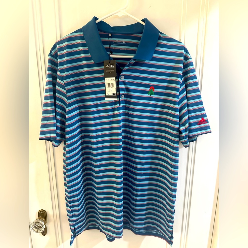 Men’s Burning Tree golf shirt size large. NWT